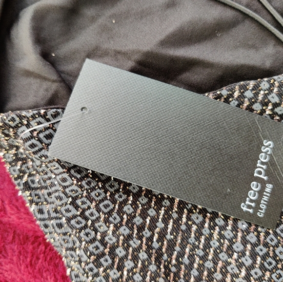 Free Press Shimmer Mini Halter Dress - Picture 4 of 15